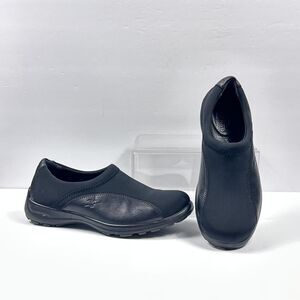 Fly Flot Shoes Womens IT 38 US 7.5 Black Willow Slip On Anatomic Anti Shock